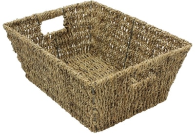 Jvl Seagrass Rectangular Basket (15-407)