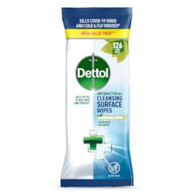 Dettol Surface Cleaning Wipes 126's (22487)