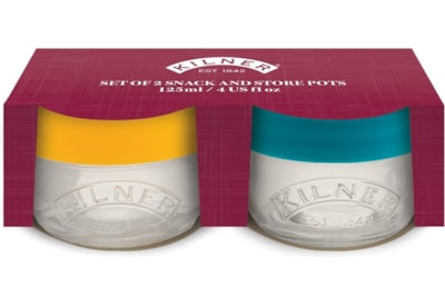 Kilner Stack & Store Pots Set Of 2 125ml Kilner Stack & Store Pots Set Of 2 125ml