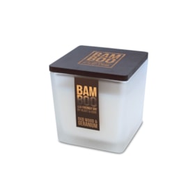 Heart & Home Bamboo Candle Jar Oudwood & Geranium Large (276700503)