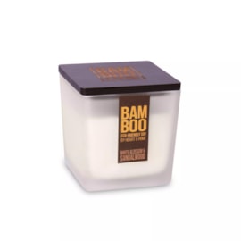 Heart & Home Bamboo Candle Jar White Blossom & Sandalwood Large (276700515)