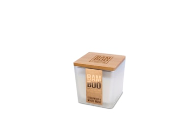 Heart & Home Bamboo Candle Jar Cedarwood & White Musk Small (276710501)