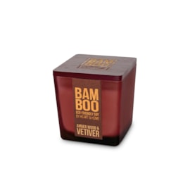Bamboo Candle Jar Amber Wood & Vetiver Small (276710509)