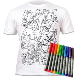 Splat Planet Colour Your Own T-shirt Dinosaur Age 3-4 (004S)