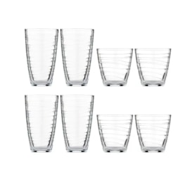 Ravenhead Essentials Swirl Tumbler Set 8 Piece 28cl Ravenhead Essentials Swirl Tumbler Set 8 Piece 28cl