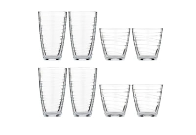 Ravenhead Essentials Swirl Tumbler Set 8 Piece 28cl Ravenhead Essentials Swirl Tumbler Set 8 Piece 28cl