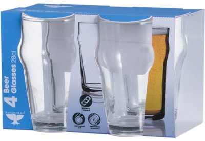 Ravenhead Essentials Set Of 4 Nonik Glasses 28cl (0040.434)