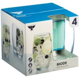 Ravenhead Mode Set Of 4 Hiball Glasses 48cl Ravenhead Mode Set Of 4 Hiball Glasses 48cl