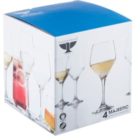Ravenhead Majestic White Wine Glasses Set Of 4 30cl Ravenhead Majestic White Wine Glasses Set Of 4 30cl