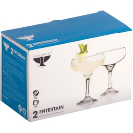 Ravenhead Cocktail Saucers Set Of 2 20cl Ravenhead Cocktail Saucers Set Of 2 20cl
