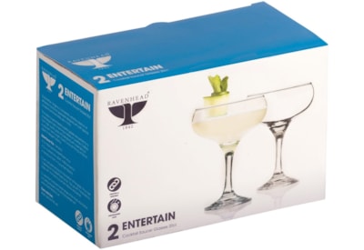 Ravenhead Cocktail Saucers Set Of 2 20cl Ravenhead Cocktail Saucers Set Of 2 20cl