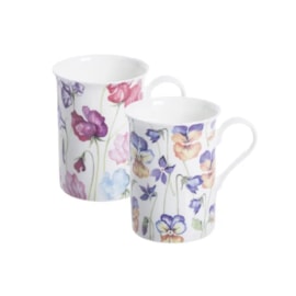 Price & Kensington China Mug Viola&sweet Pea Asst 30cl Price & Kensington China Mug Viola&sweet Pea Asst 30cl