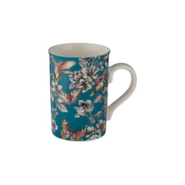 Price & Kensington Hummingbird Floral Teal Mug 300ml Price & Kensington Hummingbird Floral Teal Mug 300ml