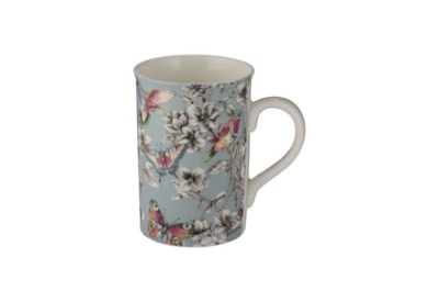 Price & Kensington Hummingbird Floral Duckegg Mug 300ml (0043.028)