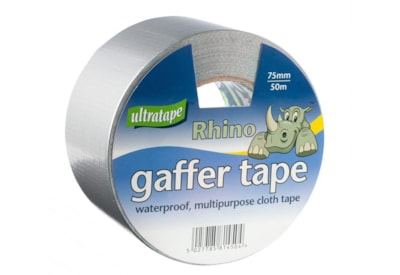 Ultratape Rhino Gaffer Tape 75mm x 50m Silver (RH0043-75-SIL)