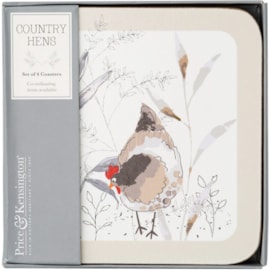 Price & Kensington Country Hens Coasters Set Of 4 (0059.626)