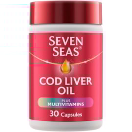Seven Seas Cod Liver Oil Plus Multivitamins 30s Seven Seas Cod Liver Oil Plus Multivitamins 30s