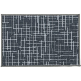 Jvl Savio Machine Washable Mat Grey 40x60c Jvl Savio Machine Washable Mat Grey 40x60c