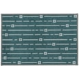 Jvl Savio Machine Washable Mat Teal 40x60c Jvl Savio Machine Washable Mat Teal 40x60c