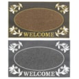 Jvl Welcome Rectangular Pvc Pin Doormat 45x75 Jvl Welcome Rectangular Pvc Pin Doormat 45x75