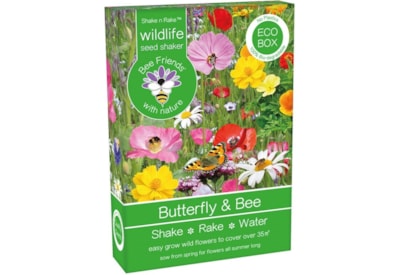 Bee Friends Seed Shaker Butterfly & Bee Bee Friends Seed Shaker Butterfly & Bee