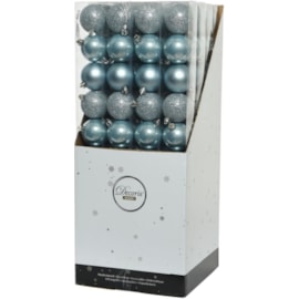 Shatterproof Baublesx10 Misty Blue 60mm Shatterproof Baublesx10 Misty Blue 60mm
