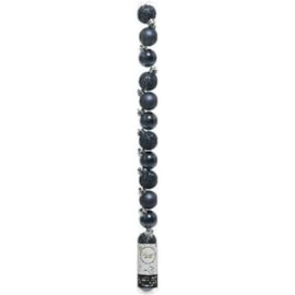 Shatterproof Baublesx14 Night Blue 3cm Shatterproof Baublesx14 Night Blue 3cm