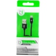 C3 Usb - iphone Lightening Braided Cable Black 1m (C3-02459)