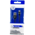 C3 Usb - Micro Usb Braided Cable Black 1m C3 Usb - Micro Usb Braided Cable Black 1m