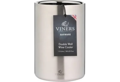 Viners Barware Silver Double Wall Wine Cooler 1.3lt Viners Barware Silver Double Wall Wine Cooler 1.3lt
