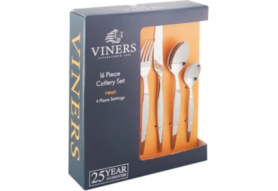 Viners Twist 18/0 Cutlery Set Gift Box 16pce (0302.975)