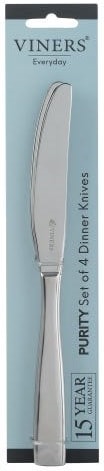Viners E/day Purity Table Knife Set 4pce (0303.126)