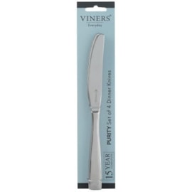 Viners Everyday Purity Table Knife Set 4pce (0303.126)