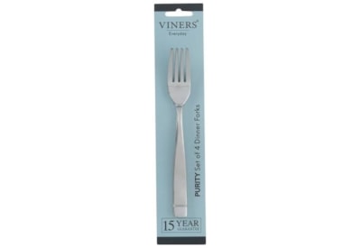 Viners Everyday Purity 18/0 Table Fork Set 4pce (0303.127)