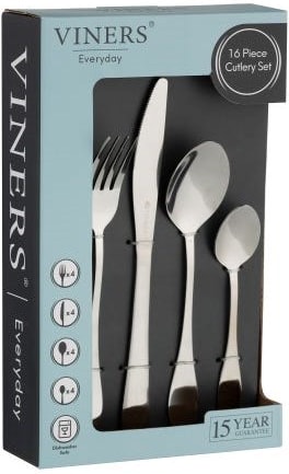 Viners Everyday Orbit 18/0 Cutlery Set 16pce (0303.130)