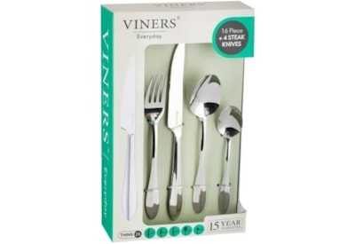 Viners Everyday Breeze 16pc Cutlery Set+4 Steak Kn (0303.133)