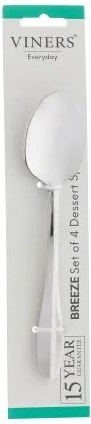 Viners Everyday Breeze 4pc Dessert Spoons (0303.142)