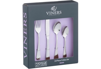 Viners Grand 18/0 Cutlery Set Gift Box 24pce (0303.167)