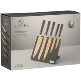Viners Titan Gold Knifeblock Giftbox 6pce Viners Titan Gold Knifeblock Giftbox 6pce