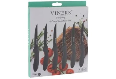 Viners Everyday Set Of 6 Steak Knives Viners Everyday Set Of 6 Steak Knives