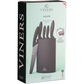 Viners Assure Knife Block Set 6pce (0305.217)