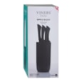 Viners Everyday Black Ripple 5pc Knife Block Set Viners Everyday Black Ripple 5pc Knife Block Set