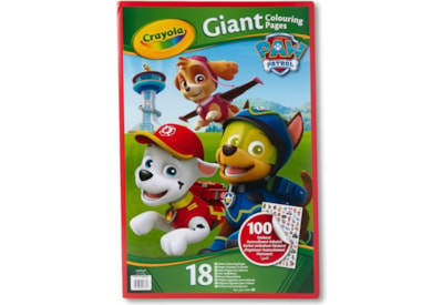 Crayola Paw Patrol Giant Colouring Pages with Stickers (923145.024)