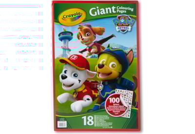 Crayola Paw Patrol Giant Colouring Pages with Stickers Crayola Paw Patrol Giant Colouring Pages with Stickers