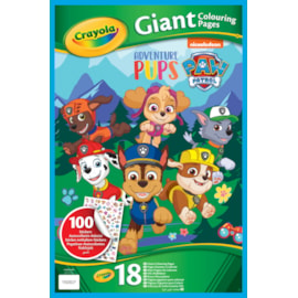 Crayola Paw Patrol Jungle Pups Pups Giant Colouring Pages (923145.124)
