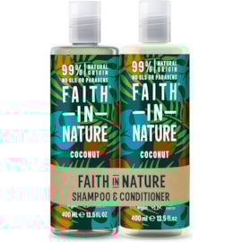 Faith In Nature Shampoo & Conditioner Coconut 2pk Faith In Nature Shampoo & Conditioner Coconut 2pk