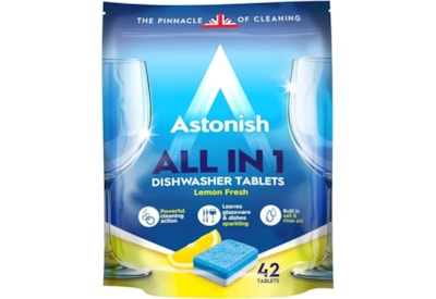 Astonish Dishwasher All In 1 Tabs 42s Astonish Dishwasher All In 1 Tabs 42s