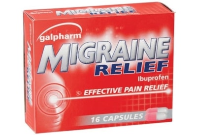 Galpharm Ibuprofen Migraine Relief Caplets 16s (GMI)