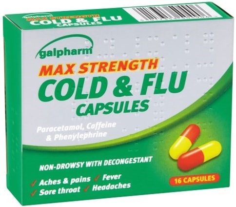 Galpharm Max Cold & Flu Caps (3824745)