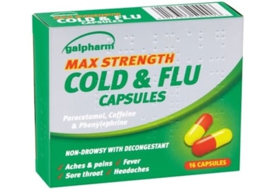 Galpharm Max Cold & Flu Caps Galpharm Max Cold & Flu Caps
